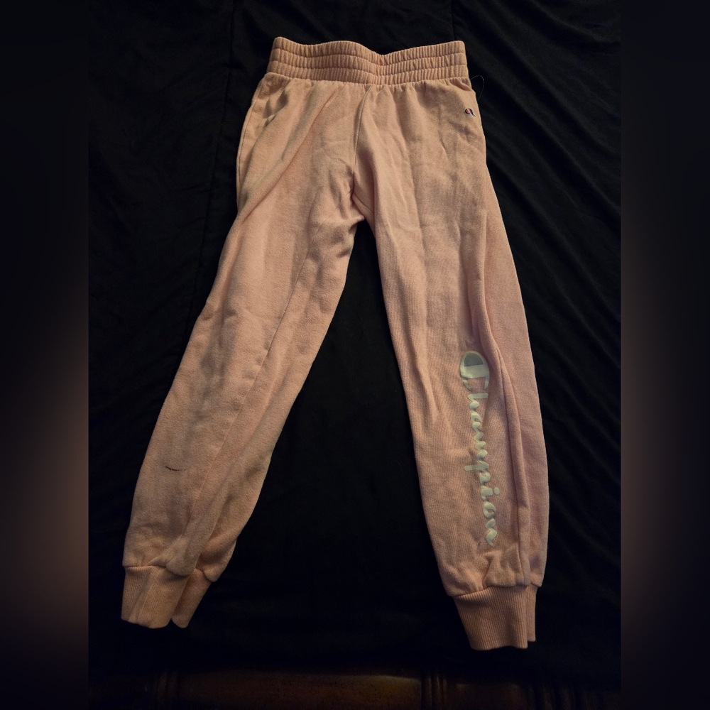 Champion Kids Pink Joggers Size 7/8 Girls